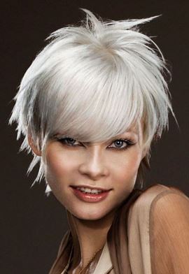 Platinum blonde, silver and gray can also hide gray hair