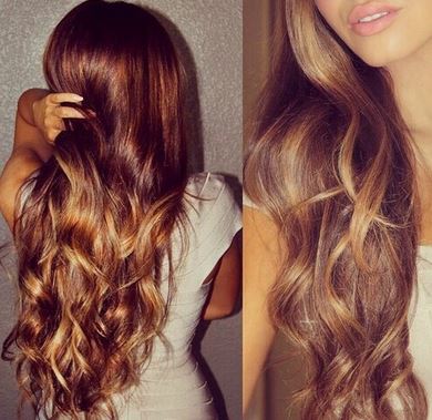 You can use honey to get ombre highlights