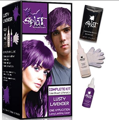 Best long lasting purple hair dye -splat