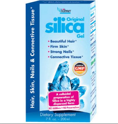 Silica supplements for hair growth
