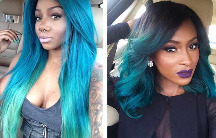 Best Turquoise Hair Color Dye Permanent Blue Dark How To