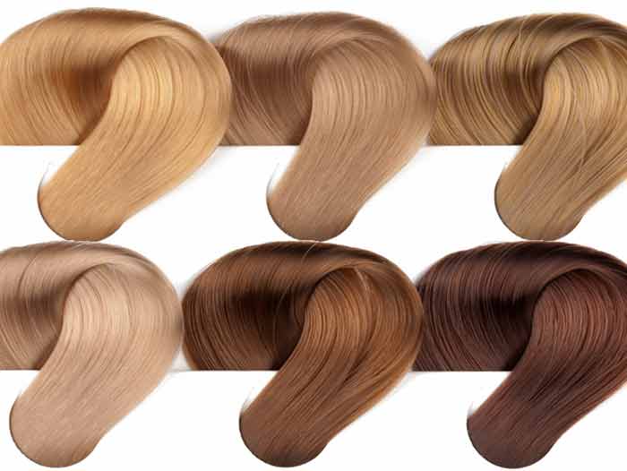 Golden Blonde Hair Color Dye Dark Light Medium Chart