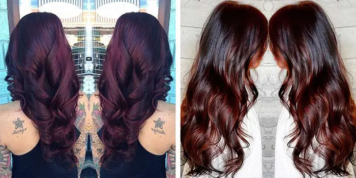 deep true cherry shade with plum undertones