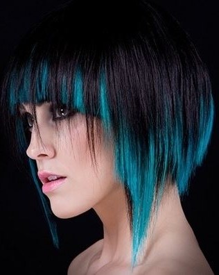 Funky hair colors for brunettes