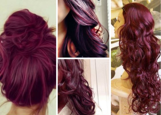 Plum Hair Color Dye, Deep Black Plum Ideas for Brown Hair ...