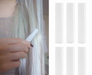 white hair chalk